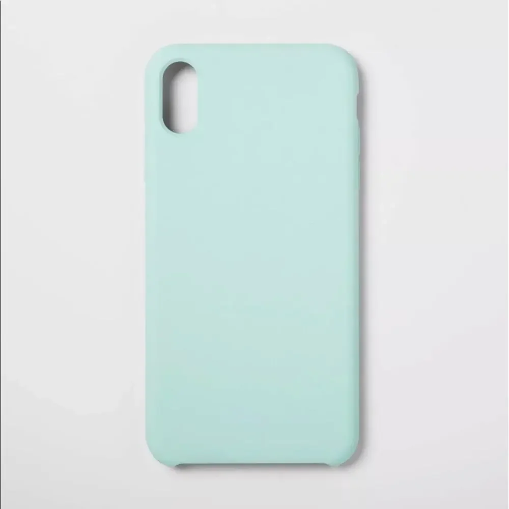 Apple iPhone XS Max Silicone Case - Light Teal